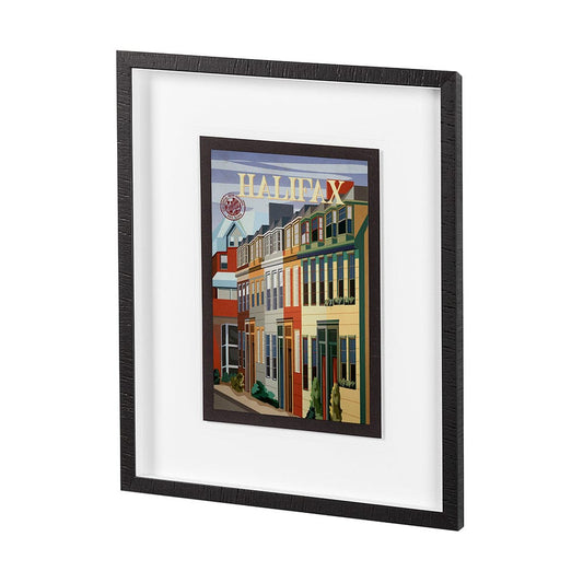 Mercana - Halifax Go Canada M by Mercana Studio a Framed Art Print Matted under Glass - 13781 view 2
