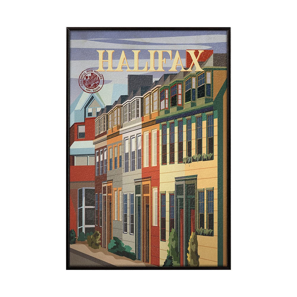 Mercana - Halifax Go Canada SM by Mercana Studio a Hand Embellished Decograph Framed Art Print - 13771 view 1