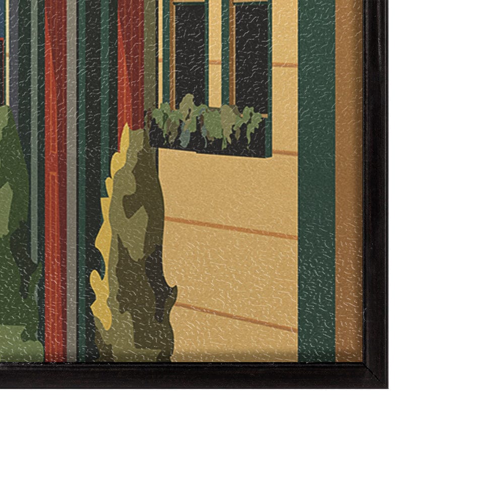 Mercana - Halifax Go Canada SM by Mercana Studio a Hand Embellished Decograph Framed Art Print - 13771 view 3