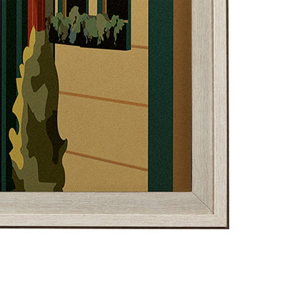 Mercana - Halifax Go Canada XL by Mercana Studio a Hand Embellished Decograph Framed Art Print under Glass - 13804 view 3