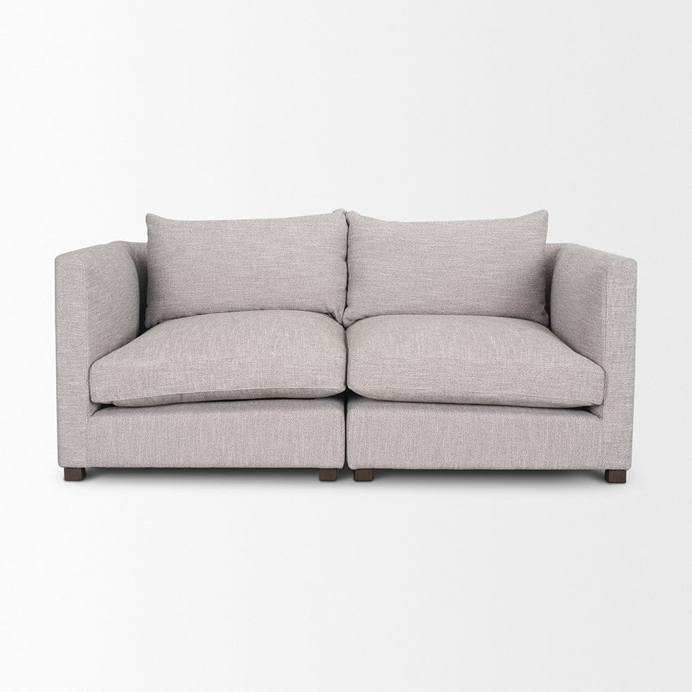 Mercana - Halston 2 Piece Light Grey Sofa Set - 70744-A view 2