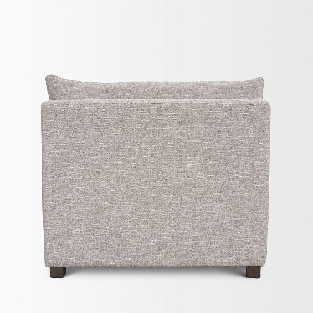 Mercana - Halston Armless Light Grey Performance Fabric - 70479 view 10
