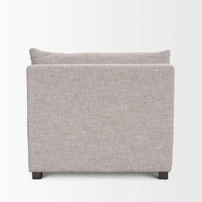 Mercana - Halston Armless Light Grey Performance Fabric - 70479 view 10