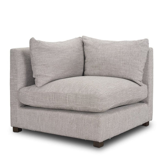 Mercana - Halston Corner Light Grey Performance Fabric - 70485 view 1