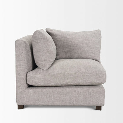 Mercana - Halston Corner Light Grey Performance Fabric - 70485 view 8