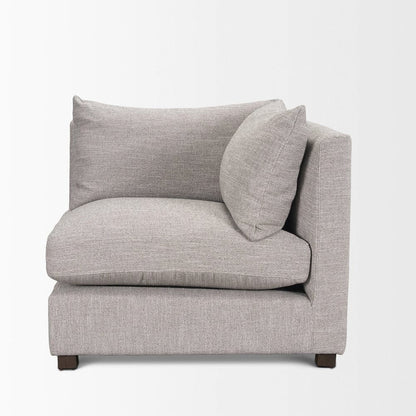Mercana - Halston Corner Light Grey Performance Fabric - 70485 view 9