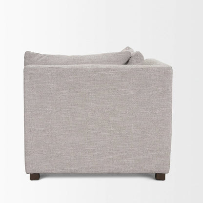 Mercana - Halston Corner Light Grey Performance Fabric - 70485 view 10
