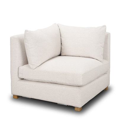 Mercana - Halston Corner Sectional Piece Oatmeal Performance Fabric - 70484 view 1