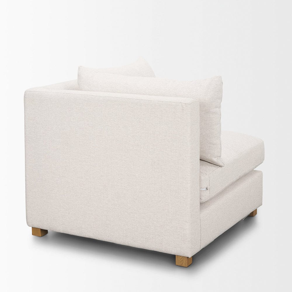 Mercana - Halston Corner Sectional Piece Oatmeal Performance Fabric - 70484 view 5
