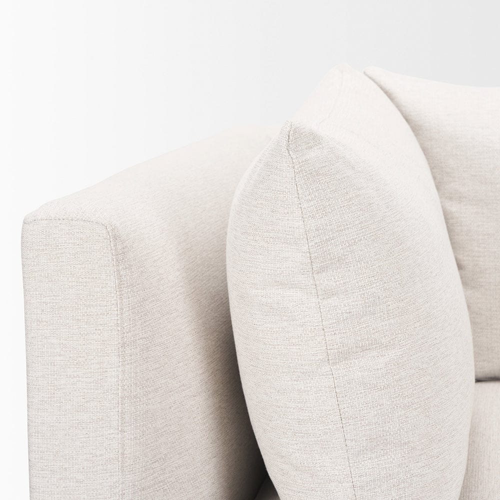 Mercana - Halston Corner Sectional Piece Oatmeal Performance Fabric - 70484 view 7