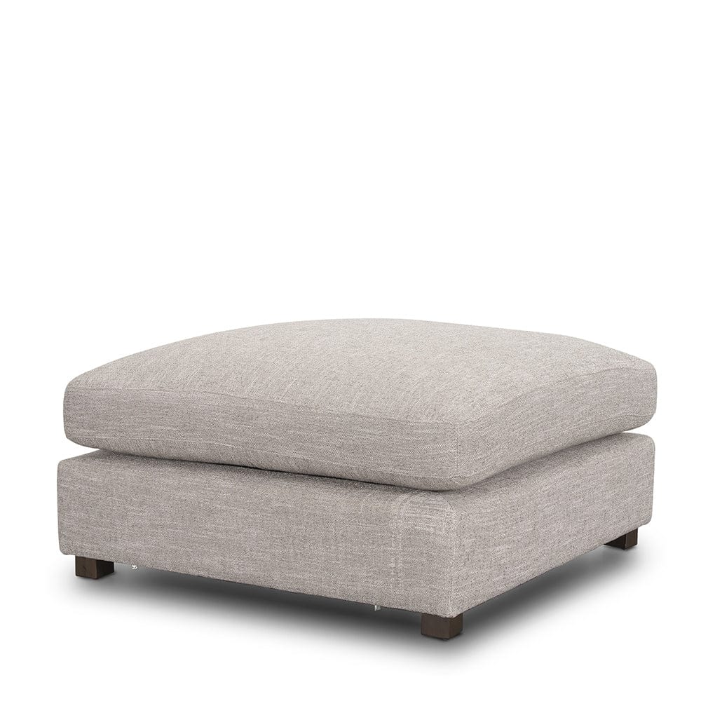 Mercana - Halston Large Ottoman Light Gray Performance Fabric - 70477 view 1