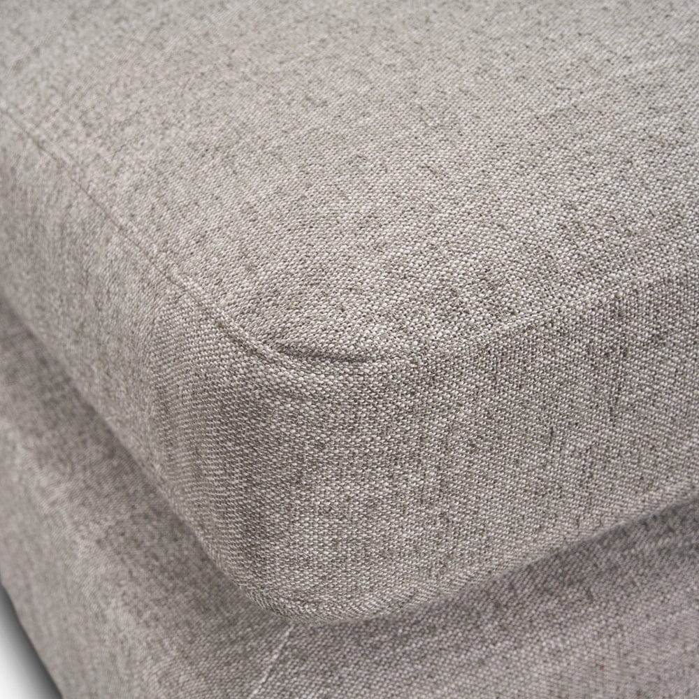 Mercana - Halston Large Ottoman Light Gray Performance Fabric - 70477 view 2
