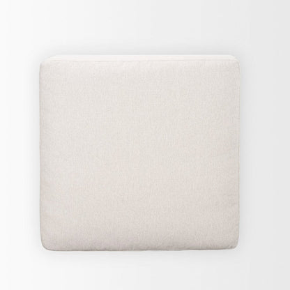 Mercana - Halston Large Ottoman Oatmeal Performance Fabric - 70476 view 5