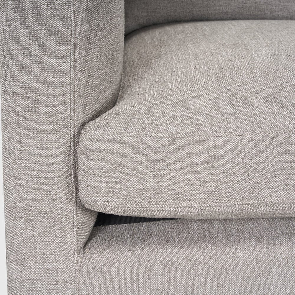 Mercana - Halston Left Arm Light Grey Performance Fabric - 70481 view 4