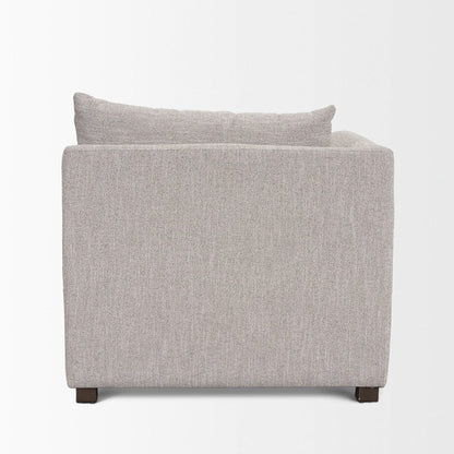 Mercana - Halston Left Arm Light Grey Performance Fabric - 70481 view 10