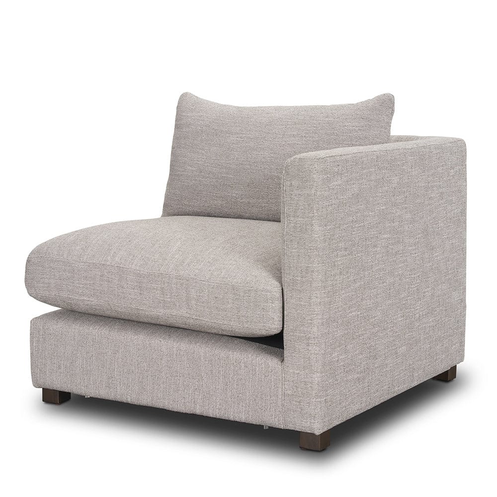 Mercana - Halston Right Arm Light Grey Performance Fabric - 70483 view 1