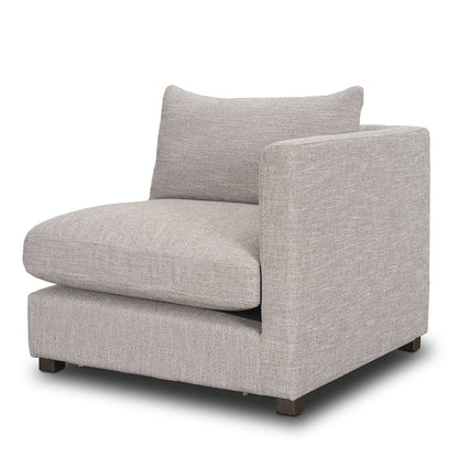Mercana - Halston Right Arm Light Grey Performance Fabric - 70483 view 1