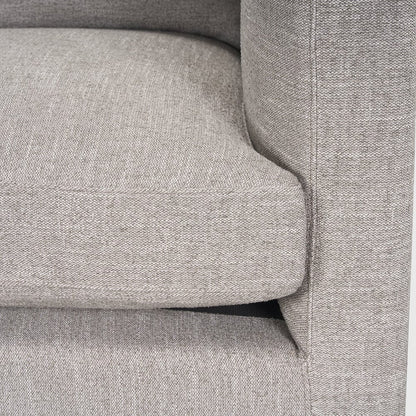 Mercana - Halston Right Arm Light Grey Performance Fabric - 70483 view 4