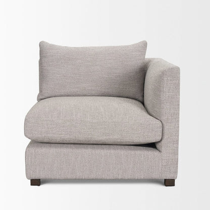 Mercana - Halston Right Arm Light Grey Performance Fabric - 70483 view 8