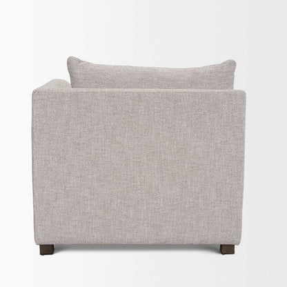 Mercana - Halston Right Arm Light Grey Performance Fabric - 70483 view 10
