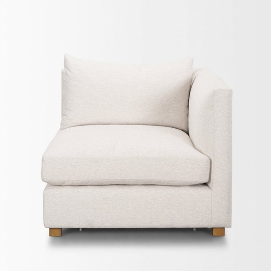 Mercana - Halston Right Arm Sectional Piece Oatmeal Performance Fabric - 70482 view 2