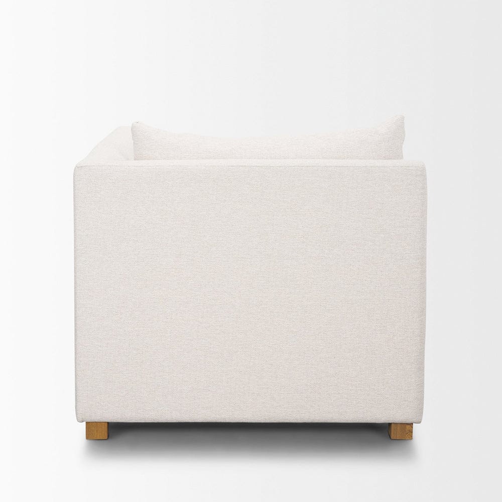 Mercana - Halston Right Arm Sectional Piece Oatmeal Performance Fabric - 70482 view 4