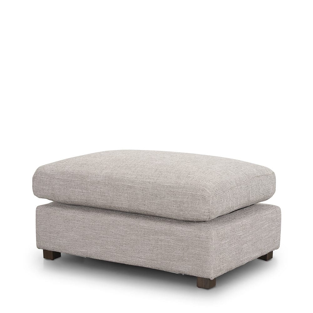 Mercana - Halston Small Ottoman Light Gray Performance Fabric - 70475 view 1