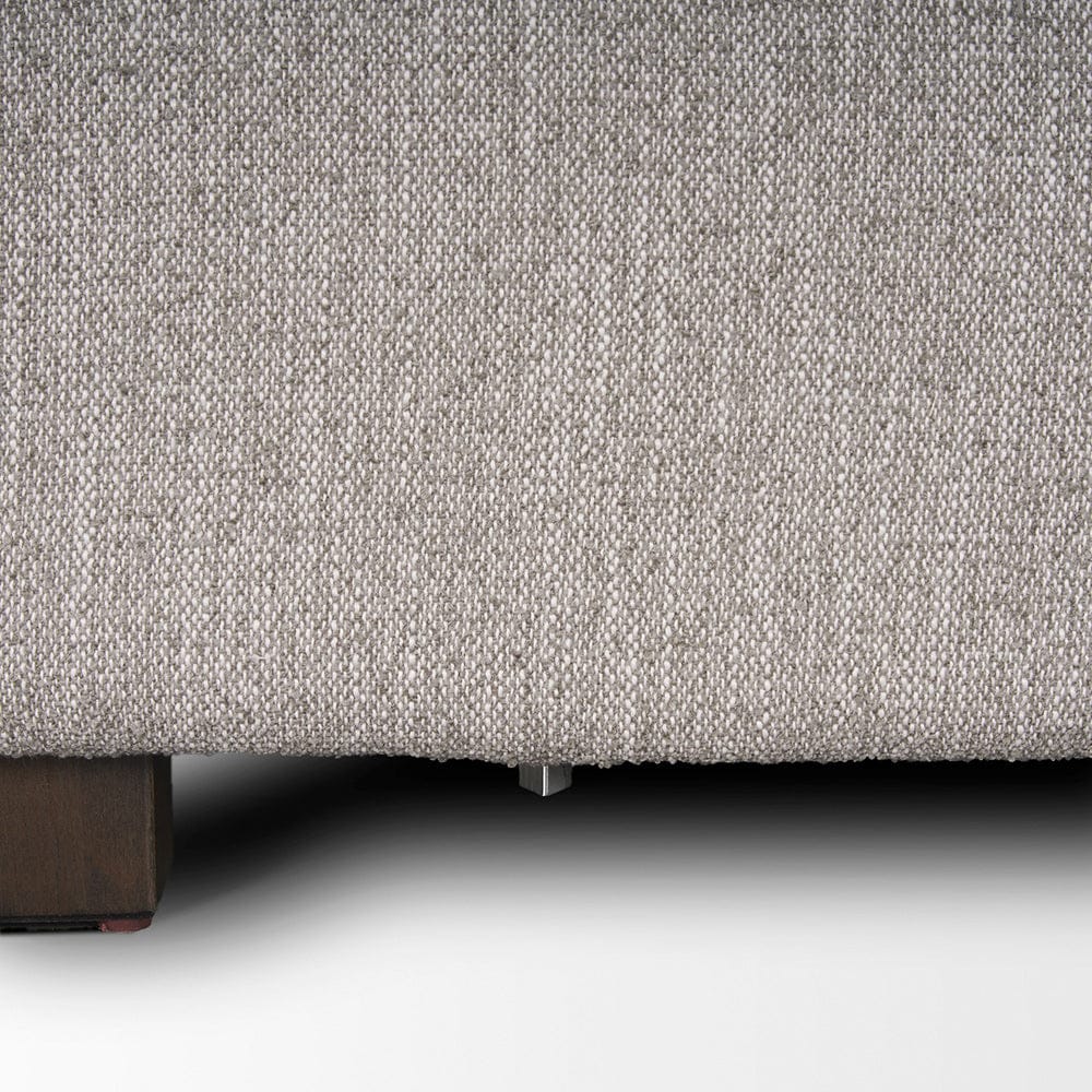 Mercana - Halston Small Ottoman Light Gray Performance Fabric - 70475 view 6