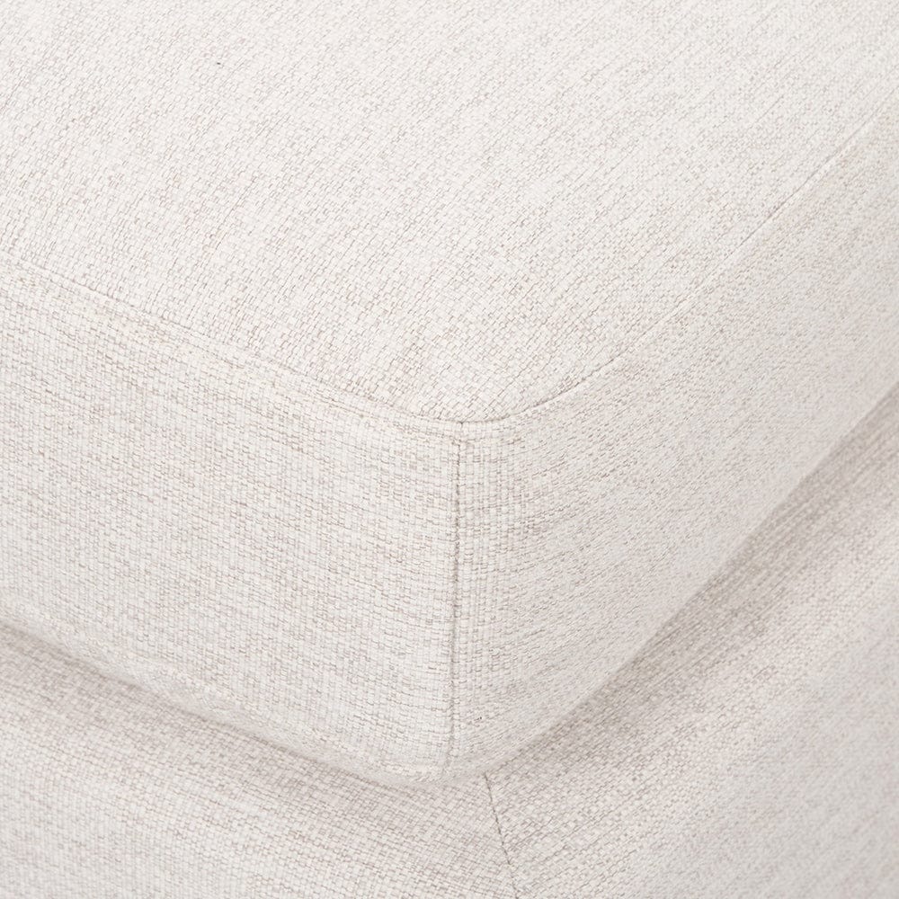 Mercana - Halston Small Ottoman Oatmeal Performance Fabric - 70474 view 6