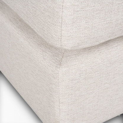 Mercana - Halston Small Ottoman Oatmeal Performance Fabric - 70474 view 7