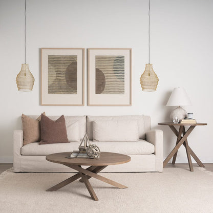 Mercana - Halycon 16.0L x 16.0W x 20.0H Gold Mesh and Iron Pendant Light - 69239 view 9