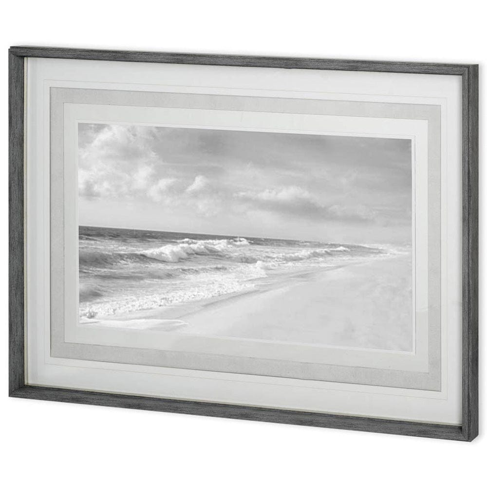 Mercana - Hamptons V by James McLoughlin a Hand Embellished Textured Framed Art Print Matted under Glass - 10999 view 1