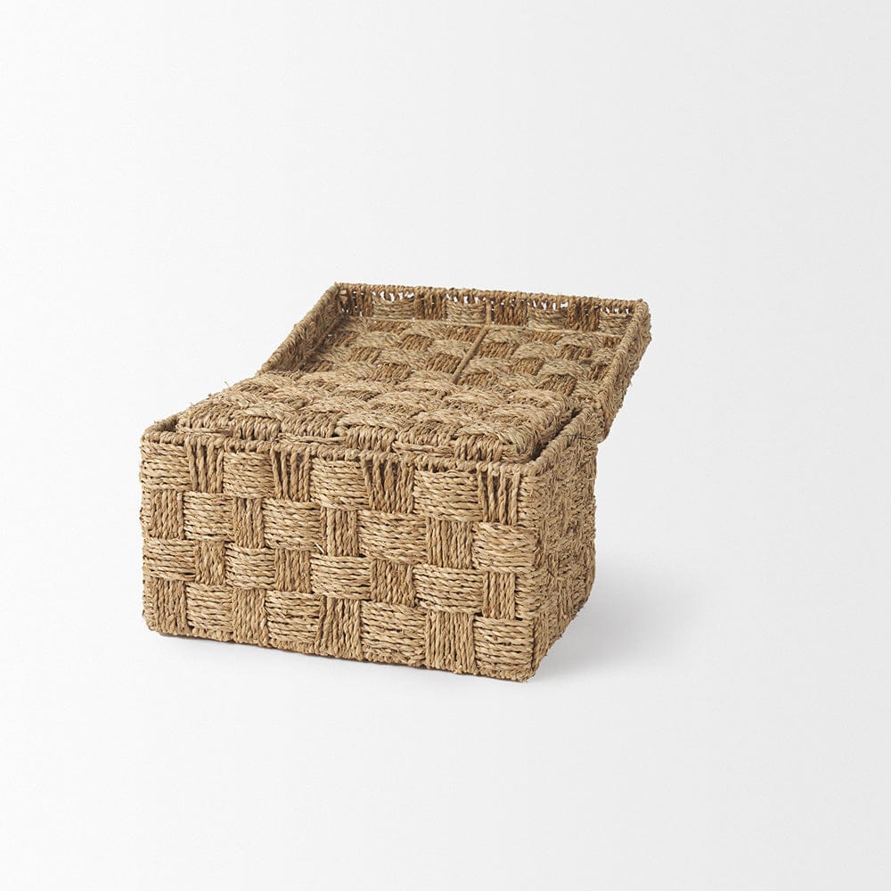Mercana - Hanalei Seagrass Boxes with Lids (Set of 2) - 70230 view 7