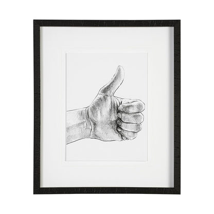 Mercana - Hand Signs I by Jennifer Paxton Parker a Framed Art Print Matted under Glass - 13332 view 1