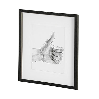 Mercana - Hand Signs I by Jennifer Paxton Parker a Framed Art Print Matted under Glass - 13332 view 2