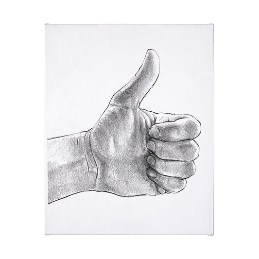 Mercana - Hand Signs I by Jennifer Paxton Parker a Hand Embellished Textured Canvas - 101753-L view 1
