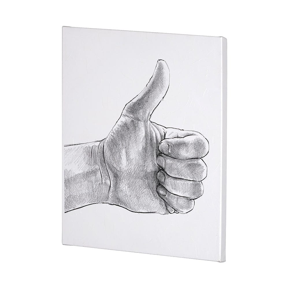 Mercana - Hand Signs I by Jennifer Paxton Parker a Hand Embellished Textured Canvas - 101753-L view 3