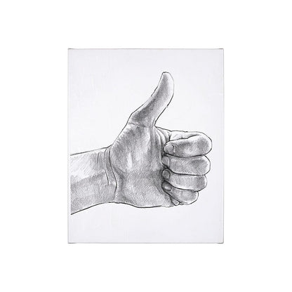 Mercana - Hand Signs I by Jennifer Paxton Parker a Hand Embellished Textured Canvas - 101753-S view 1
