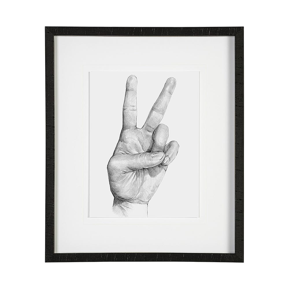 Mercana - Hand Signs II by Jennifer Paxton Parker a Framed Art Print Matted under Glass - 13333 view 1