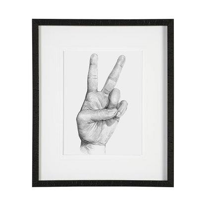 Mercana - Hand Signs II by Jennifer Paxton Parker a Framed Art Print Matted under Glass - 13333 view 1
