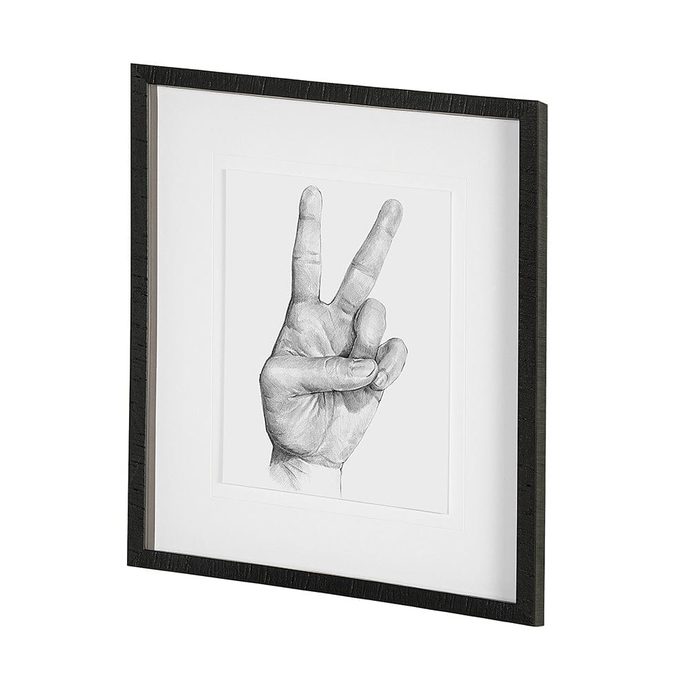Mercana - Hand Signs II by Jennifer Paxton Parker a Framed Art Print Matted under Glass - 13333 view 2