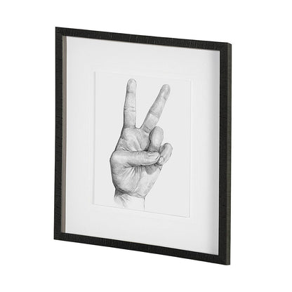 Mercana - Hand Signs II by Jennifer Paxton Parker a Framed Art Print Matted under Glass - 13333 view 2