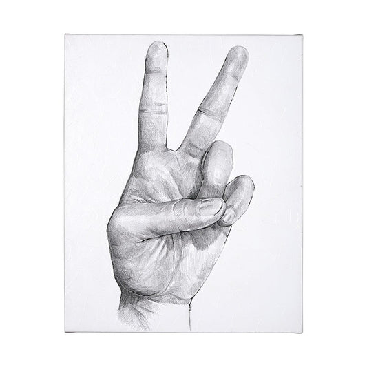 Mercana - Hand Signs II by Jennifer Paxton Parker a Hand Embellished Textured Canvas - 101754-L view 1