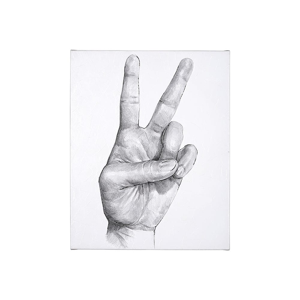 Mercana - Hand Signs II by Jennifer Paxton Parker a Hand Embellished Textured Canvas - 101754-S view 1