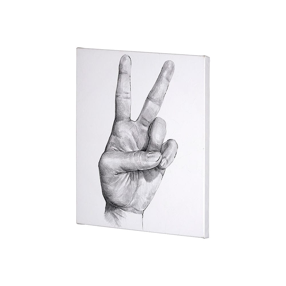 Mercana - Hand Signs II by Jennifer Paxton Parker a Hand Embellished Textured Canvas - 101754-S view 3