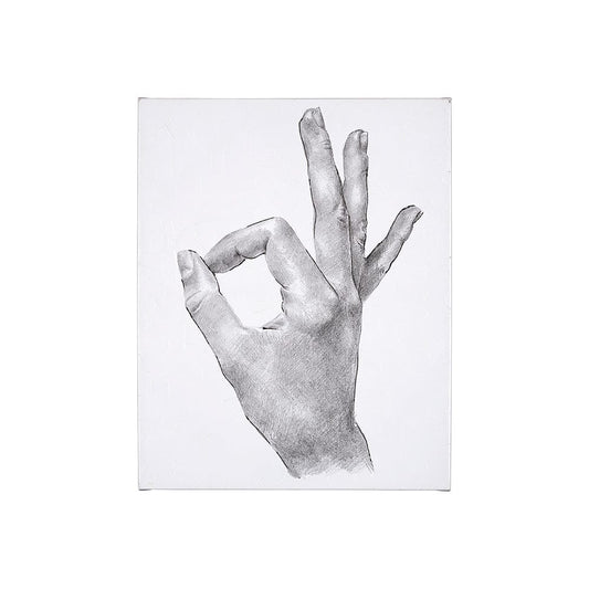 Mercana - Hand Signs III by Jennifer Paxton Parker a Hand Embellished Textured Canvas - 101755-S view 1