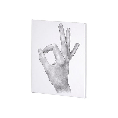 Mercana - Hand Signs III by Jennifer Paxton Parker a Hand Embellished Textured Canvas - 101755-S view 3