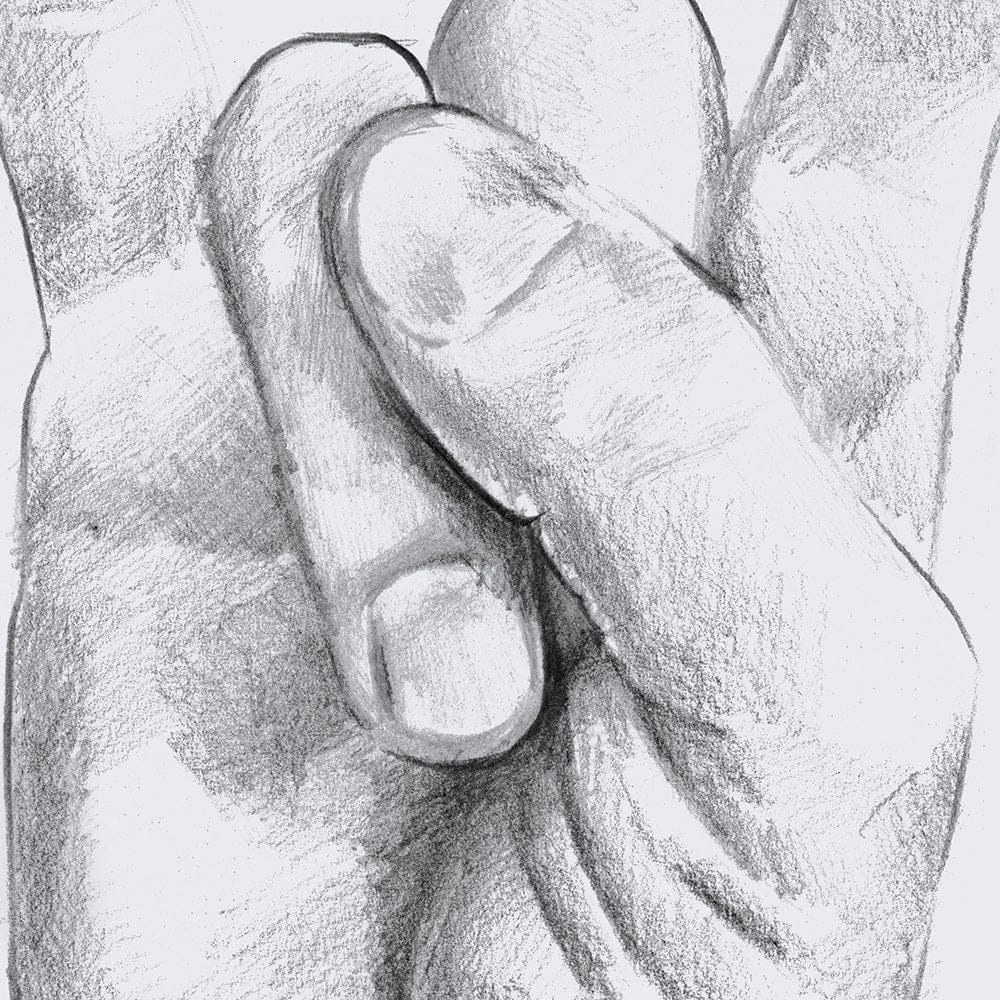 Mercana - Hand Signs IV by Jennifer Paxton Parker a Framed Art Print Matted under Glass - 13335 view 7