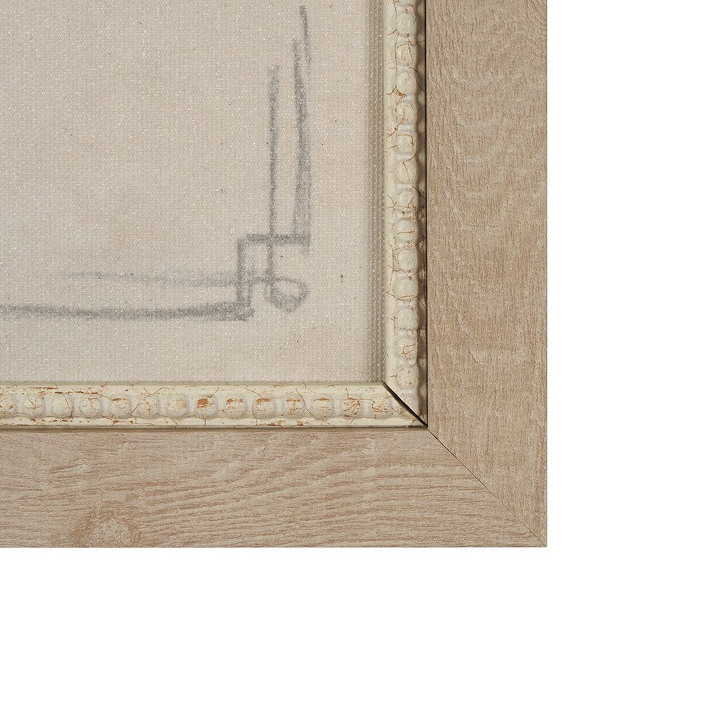 Mercana - Handled Bowl Sketch by Mercana Studio a Hand Embellished Framed Art Print - 15620 view 3
