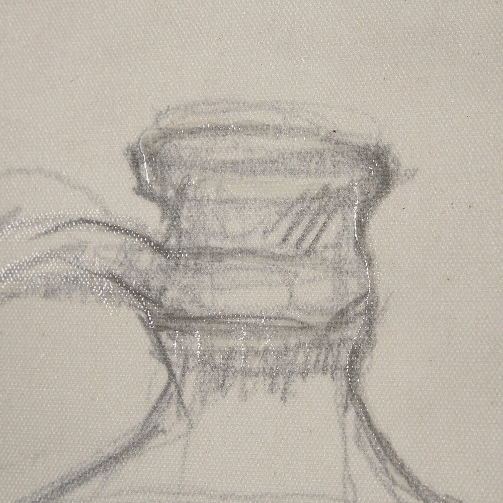 Mercana - Handled Jug Sketch by Mercana Studio a Hand Embellished Framed Art Print (Set of 2) - 15621 view 7
